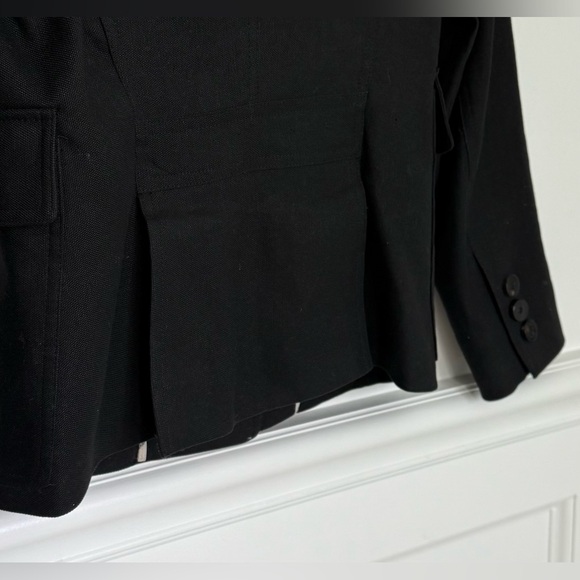 Burberry London Black Silk Cotton Weave Jacket • 4 - Picture 13 of 15